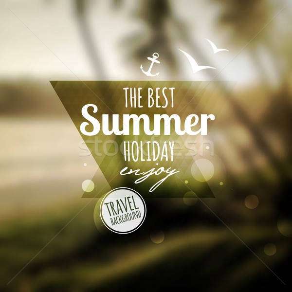Creative graphic message for your summer design Stock photo © balabolka