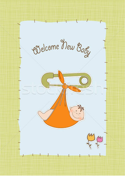 new baby boy arrived Stock photo © balasoiu