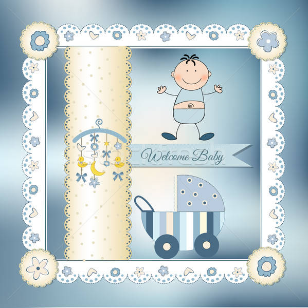 baby shower announcement Stock photo © balasoiu