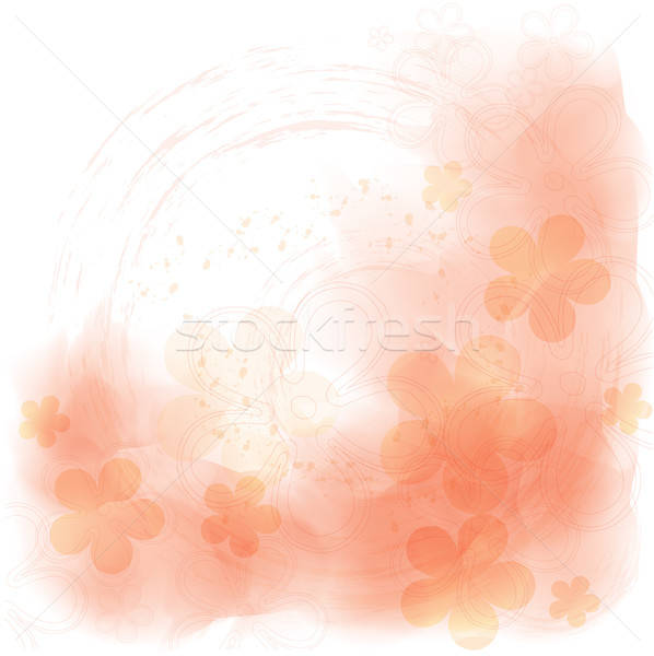 Foto stock: Flores · vetor · formato · flor · textura