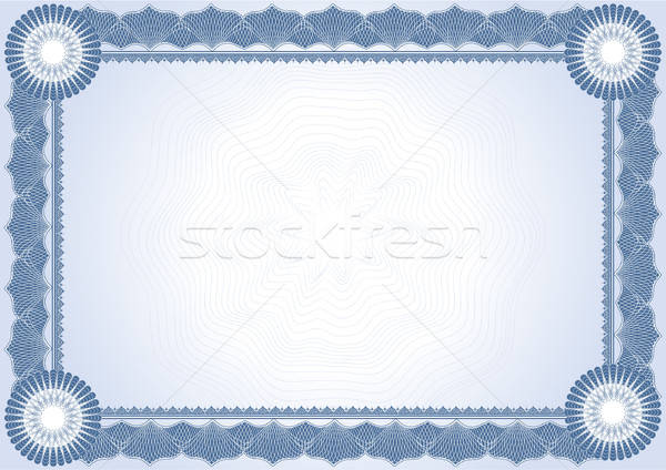 Diploma certificaat business frame financieren achtergronden Stockfoto © balasoiu