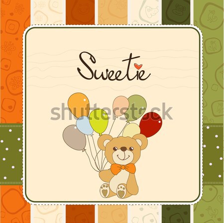 wifehouse with big ladle. Comic vector cartoon Stock photo © balasoiu