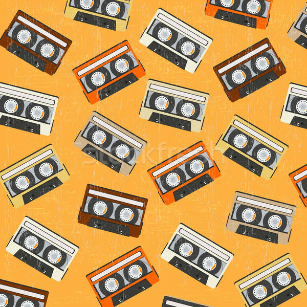 Bağbozumu analog müzik film teknoloji Stok fotoğraf © balasoiu