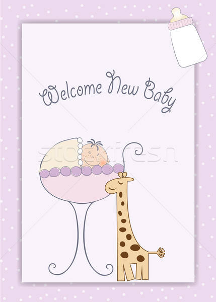 new baby arrived Stock photo © balasoiu