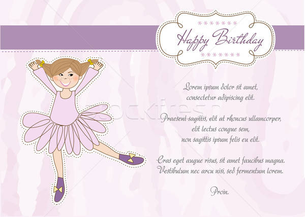 [[stock_photo]]: Anniversaire · carte · de · vœux · enfant · cheveux · beauté · Kid