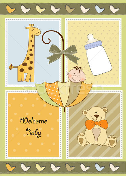 new baby shower invitation Stock photo © balasoiu
