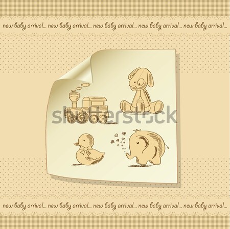 Nou copil zi de naştere distracţie pat Imagine de stoc © balasoiu