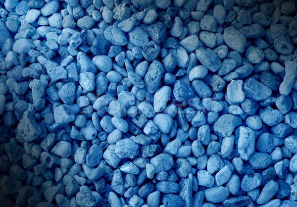 Bleu caillou décoratif pierre [[stock_photo]] © Balefire9