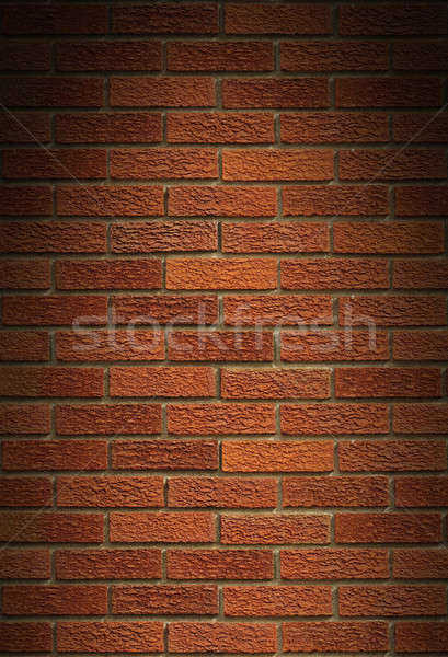 Rouge mur de briques au-dessus [[stock_photo]] © Balefire9