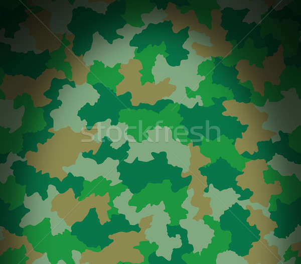 Green camouflage pattern lit from above Stock photo © Balefire9