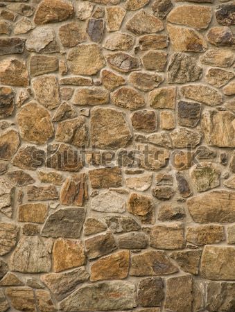 Zidarie stâncă perete maro Imagine de stoc © Balefire9
