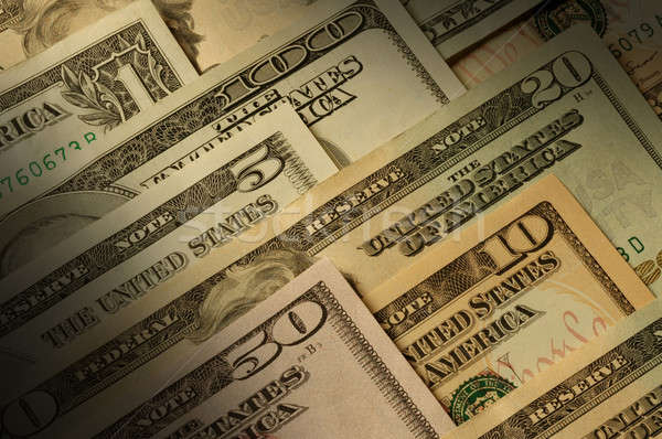 Stock fotó: Bankjegyek · különböző · dollár · pénz · pénzügy · pénz