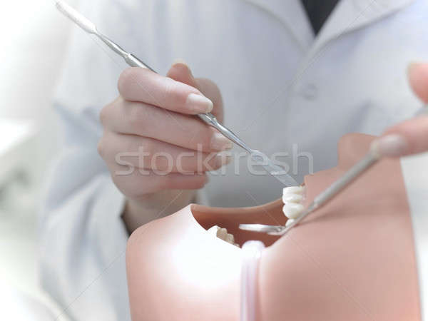 медик медицинской фон рот зубов стоматолога Сток-фото © Bananna