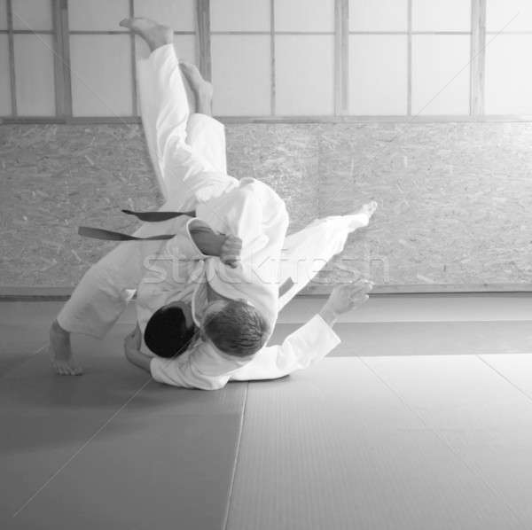 Judo kavga adam spor tren egzersiz Stok fotoğraf © Bananna