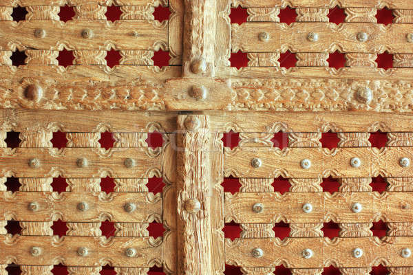 Decorative wooden grate background Stock photo © Bananna