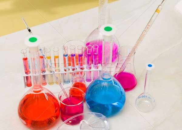 Mounted chemical laboratory Stock photo © barabasa