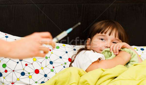 Stock photo: Child Afraid of Needle