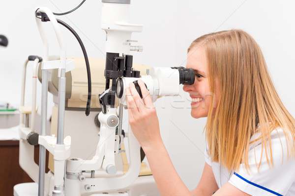 Stock photo: Young Optical Professional 