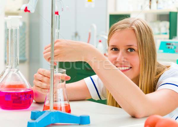 Chemist At Work Stock photo © barabasa