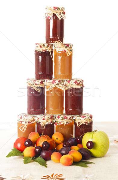 Seductive Fruit Jams Stock photo © barabasa