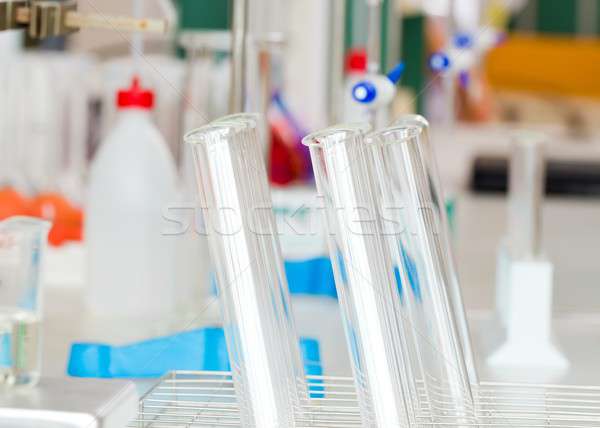 Equipped Chemistry Laboratory Stock photo © barabasa