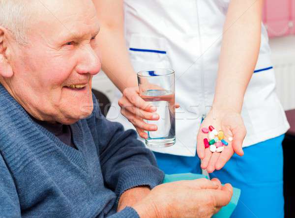 Happy To Be Alive At Such An Old Age Stock photo © barabasa