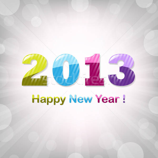 Happy New Year Illustrations Stock photo © barbaliss