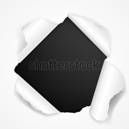 Black Torn Stock photo © barbaliss