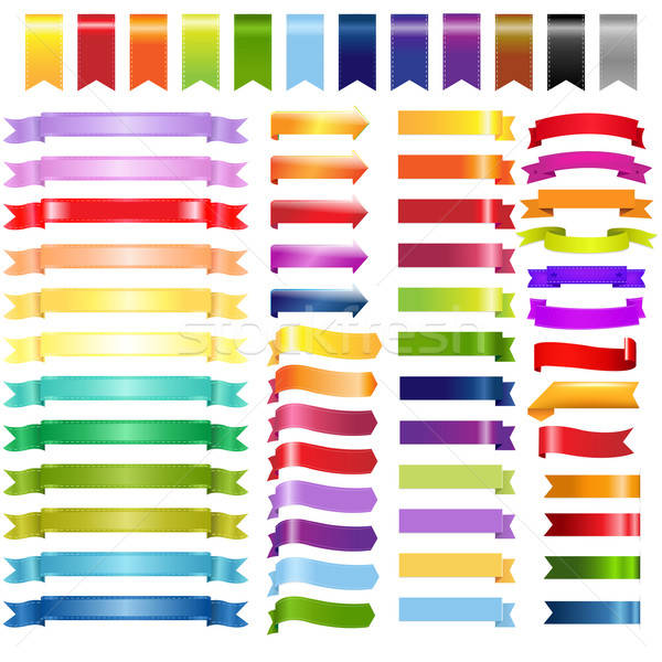Groot kleur web pijlen geïsoleerd Stockfoto © barbaliss