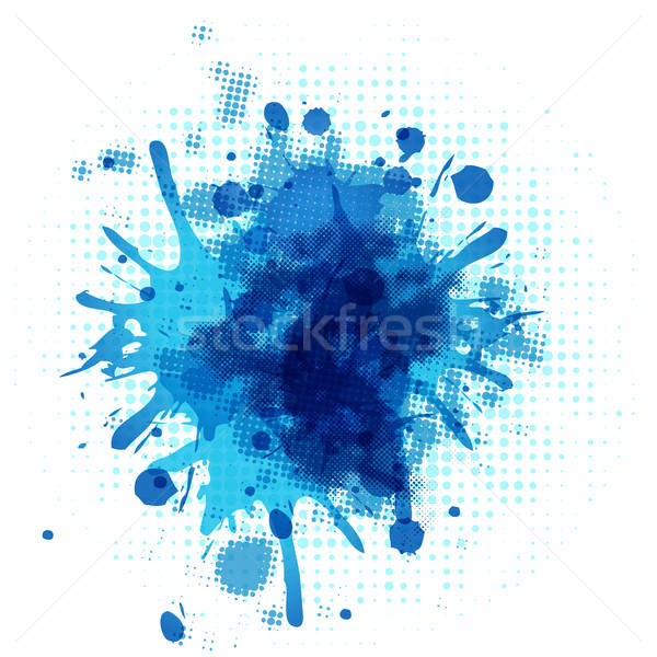 Abstract Blue Blob Stock photo © barbaliss