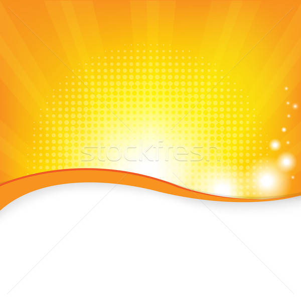 Narancs tavasz nyár napfelkelte minta modern Stock fotó © barbaliss