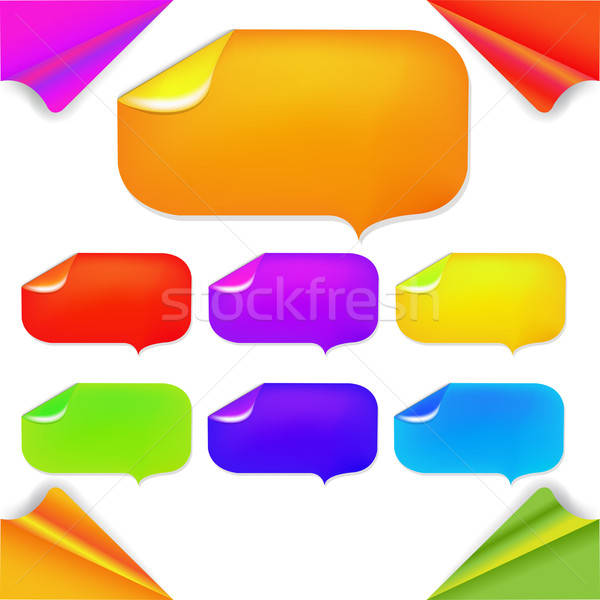 Color Stikers Stock photo © barbaliss