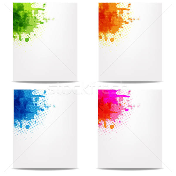 Set Banners With Color Blob Stock photo © barbaliss