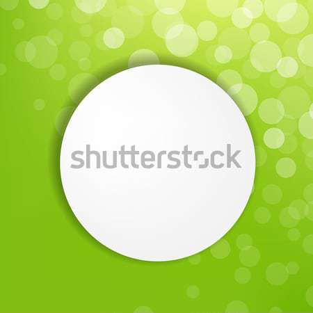 Abstract groene bubble tekstballon gelukkig frame Stockfoto © barbaliss