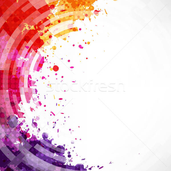 Dinamic Watercolor Blot Background Stock photo © barbaliss