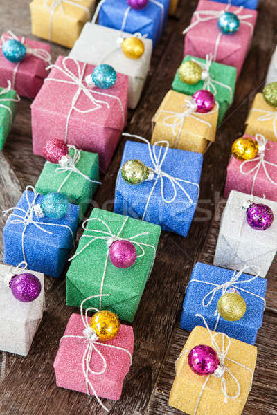 Little coloful gift boxes Stock photo © BarbaraNeveu