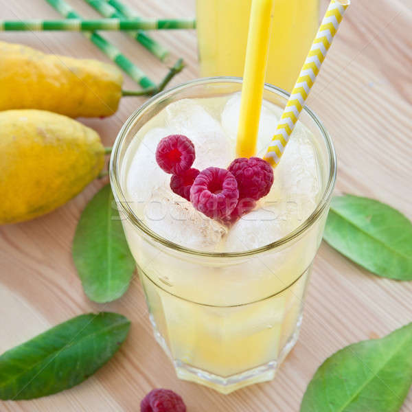 Cold lemonade with fresh lemons Stock photo © BarbaraNeveu