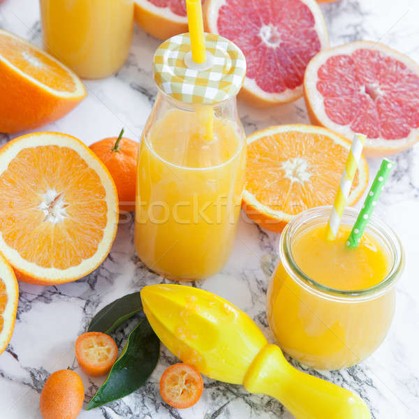 Juice made from fresh citrus fruits Stock photo © BarbaraNeveu