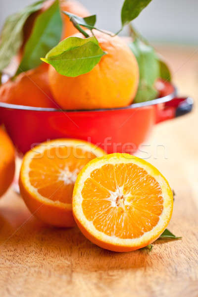 Fresh oranges Stock photo © BarbaraNeveu