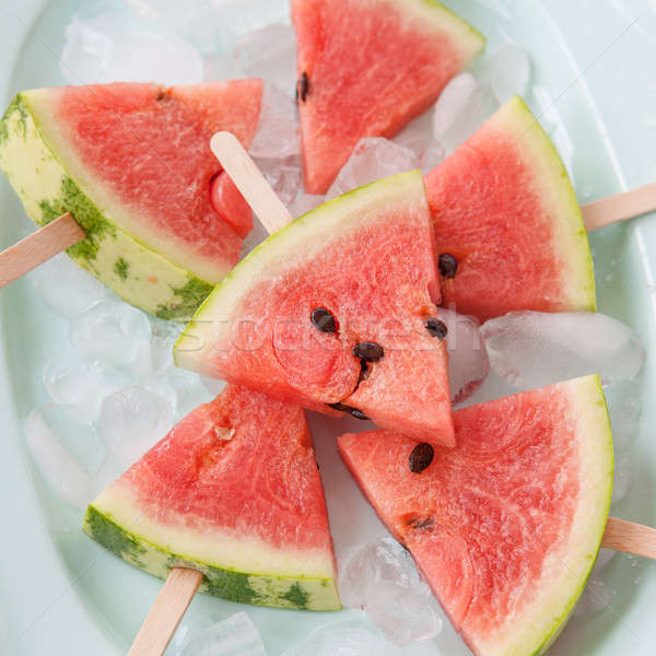 Fresh melon popsicles Stock photo © BarbaraNeveu