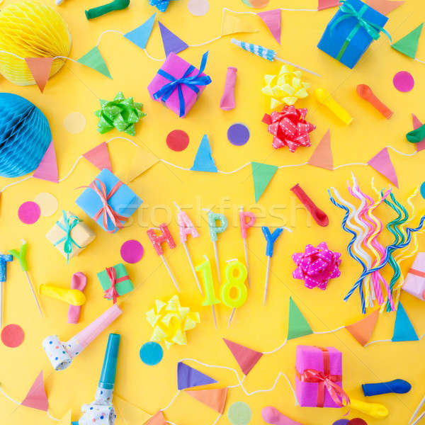 Colorful party props Stock photo © BarbaraNeveu