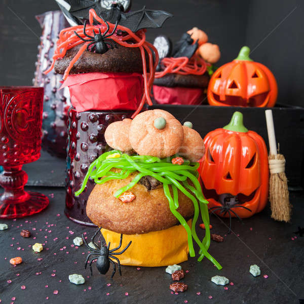 Colorful treats for Halloween Stock photo © BarbaraNeveu