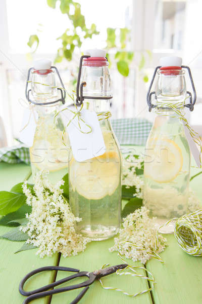 Homemade lemonade made from elderberry Stock photo © BarbaraNeveu