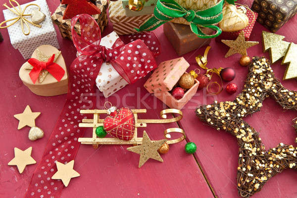 Stock photo: Little colorful presents