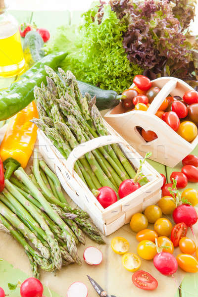 Zdjęcia stock: Zielone · szparagów · inny · świeże · warzywa · żywności · zdrowia