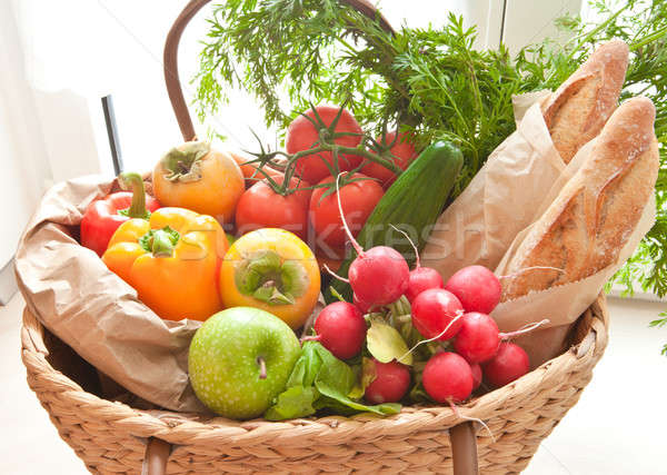 Fresh produce from the farmers market Stock photo © BarbaraNeveu