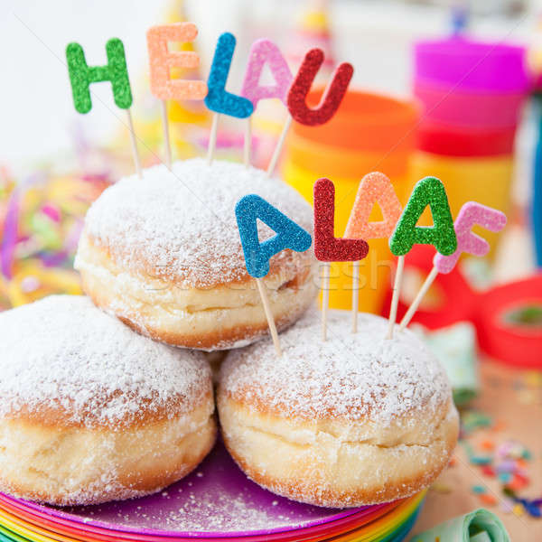 Fresh doughnuts for carnival Stock photo © BarbaraNeveu