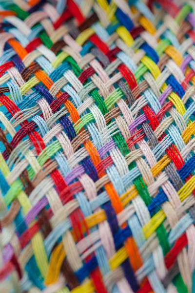 Colorful yarns woven loosely Stock photo © BarbaraNeveu