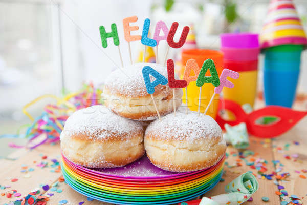 Fresh doughnuts for carnival Stock photo © BarbaraNeveu