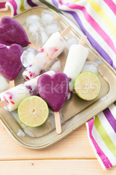 Homemade popsicles Stock photo © BarbaraNeveu